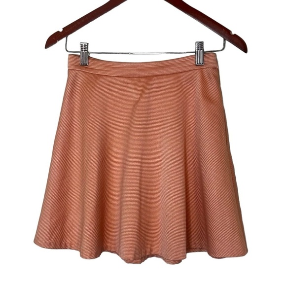 Club Monaco Women's Peach A-Line Above The Knee Lined Mini Flare Skirt - Picture 1 of 8